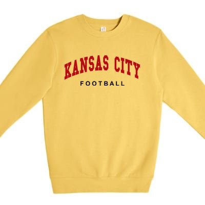 Kansas City Football Premium Crewneck Sweatshirt