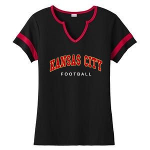 Kansas City Football Ladies Halftime Notch Neck Tee