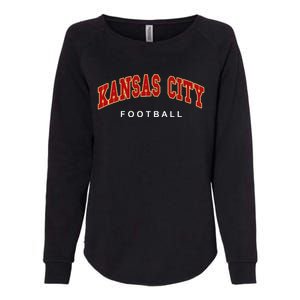 Kansas City Football Womens California Wash Sweatshirt