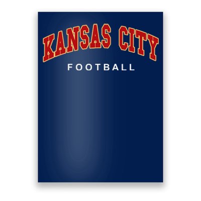 Kansas City Football Poster