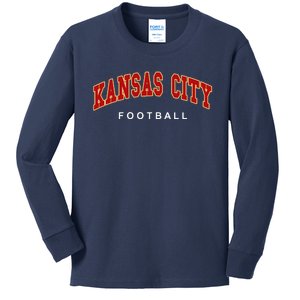 Kansas City Football Kids Long Sleeve Shirt