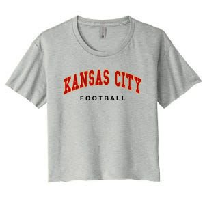 Kansas City Football Women's Crop Top Tee