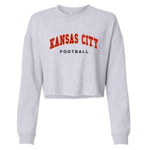 Kansas City Football Cropped Pullover Crew