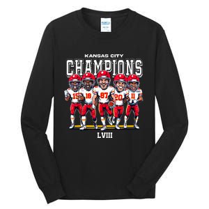 Kansas City Football Tall Long Sleeve T-Shirt