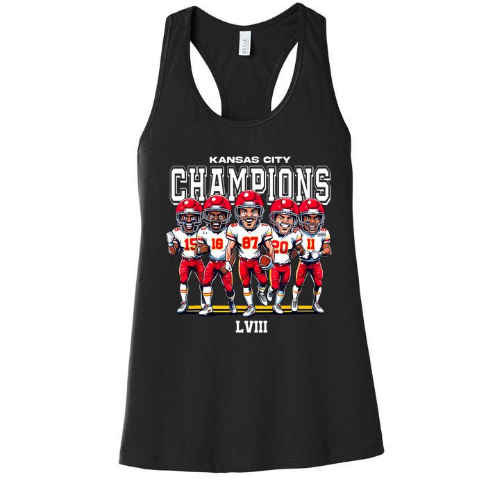 Kansas City Football Women's Racerback Tank