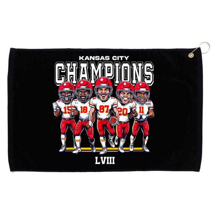 Kansas City Football Grommeted Golf Towel