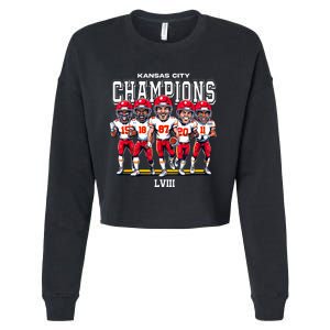 Kansas City Football Cropped Pullover Crew