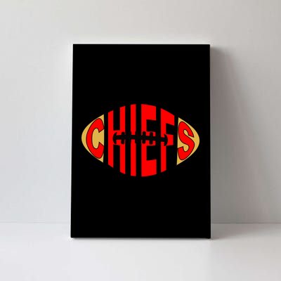 Kansas City Football Logo Fan KC Canvas