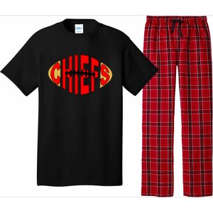 Kansas City Football Logo Fan KC Pajama Set