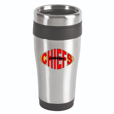 Kansas City Football Logo Fan KC 16oz Travel Tumbler