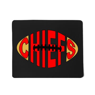 Kansas City Football Logo Fan KC Mousepad