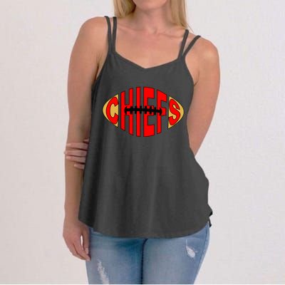 Kansas City Football Logo Fan KC Women's Strappy Tank