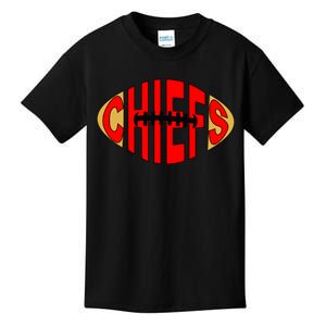 Kansas City Football Logo Fan KC Kids T-Shirt