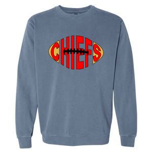 Kansas City Football Logo Fan KC Garment-Dyed Sweatshirt