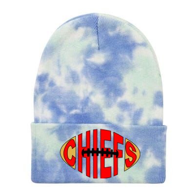 Kansas City Football Logo Fan KC Tie Dye 12in Knit Beanie