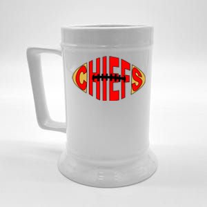 Kansas City Football Logo Fan KC Beer Stein