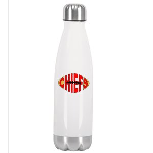 Kansas City Football Logo Fan KC Stainless Steel Insulated Water Bottle