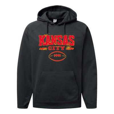 Kansas City Football Performance Fleece Hoodie