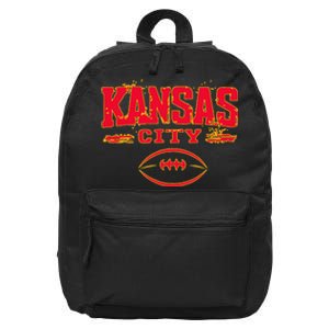 Kansas City Football 16 in Basic Backpack