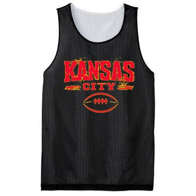 Kansas City Football Mesh Reversible Basketball Jersey Tank