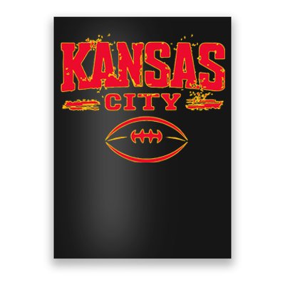 Kansas City Football Poster