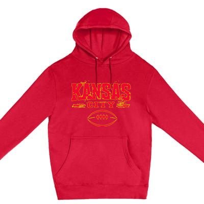 Kansas City Football Premium Pullover Hoodie