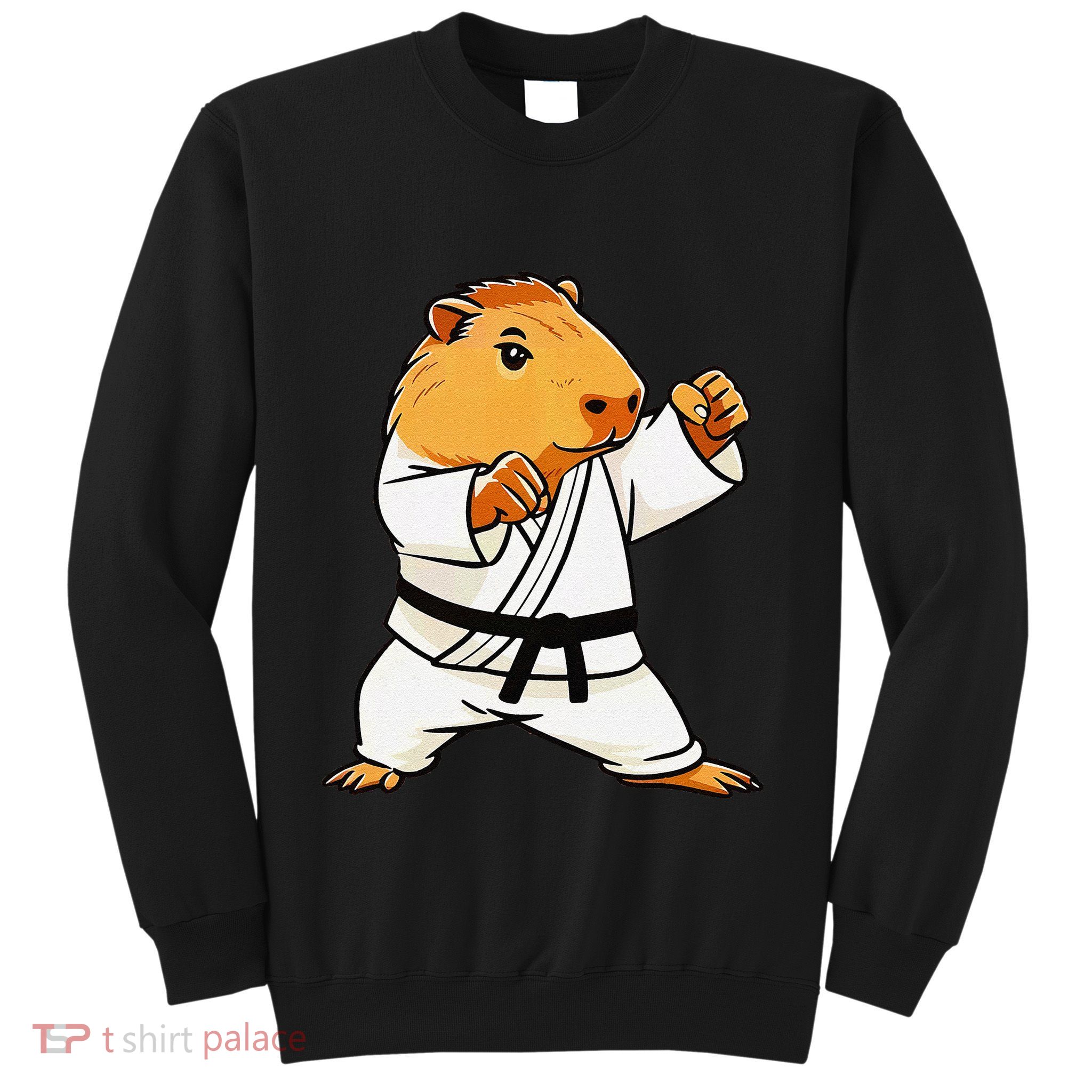 Karate Capybara Funny Martial Arts Mma Sweatshirt