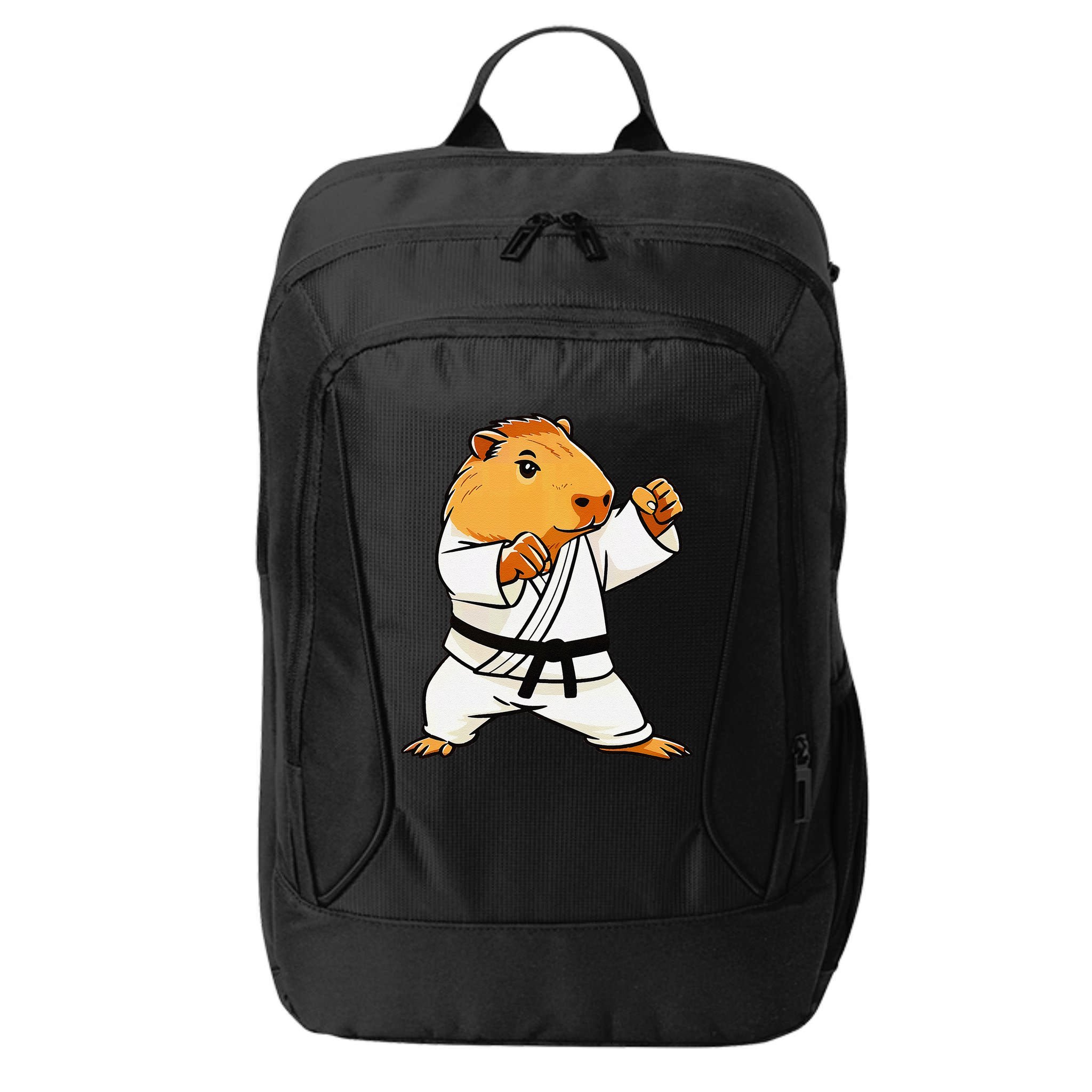 Karate Capybara Funny Martial Arts Mma City Backpack