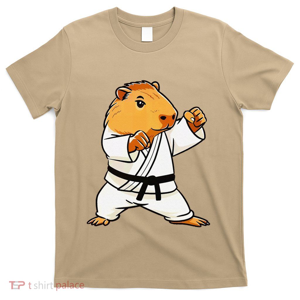 Karate Capybara Funny Martial Arts Mma T-Shirt