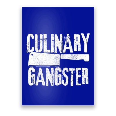 Koch Culinary Gangster Cooking Chef Funny Gift Poster