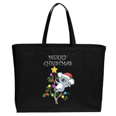 Koala Christmas Gift Cotton Canvas Jumbo Tote