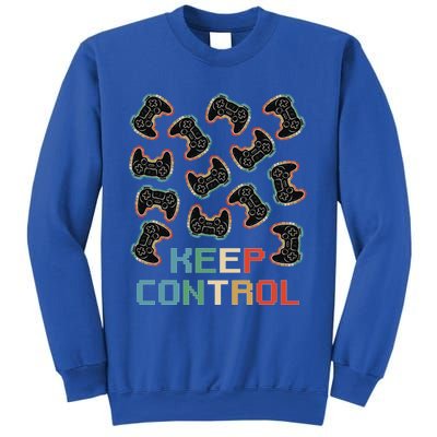 Keep Control Gamer Funny Video Game Lover Controller Gift Sweatshirt