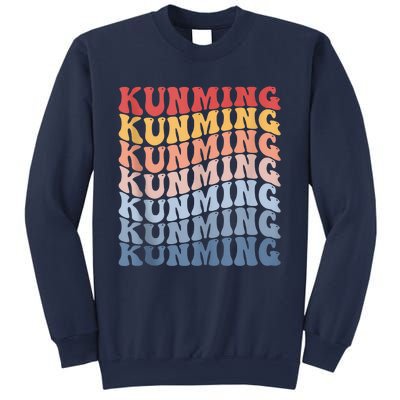 Kunming City Groovy Retro Sweatshirt