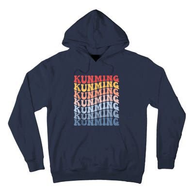 Kunming City Groovy Retro Tall Hoodie