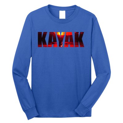 Kayak Cute Gift Long Sleeve Shirt