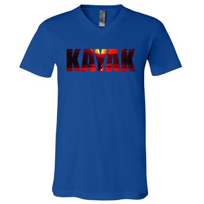 Kayak Cute Gift V-Neck T-Shirt