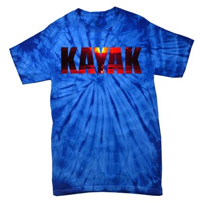 Kayak Cute Gift Tie-Dye T-Shirt