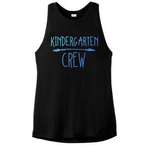 Kindergarten Crew Gift Ladies PosiCharge Tri-Blend Wicking Tank