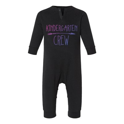 Kindergarten Crew Gift Infant Fleece One Piece