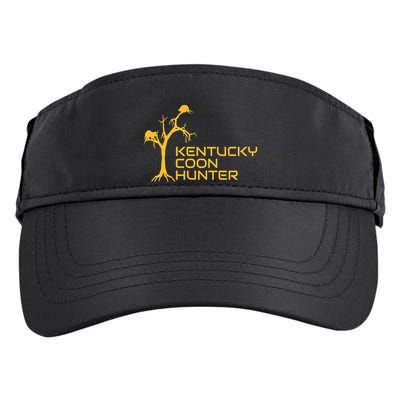 Kentucky Coon Hunter Fun Raccoon Hunting Adult Drive Performance Visor