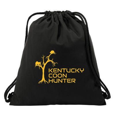 Kentucky Coon Hunter Fun Raccoon Hunting Drawstring Bag