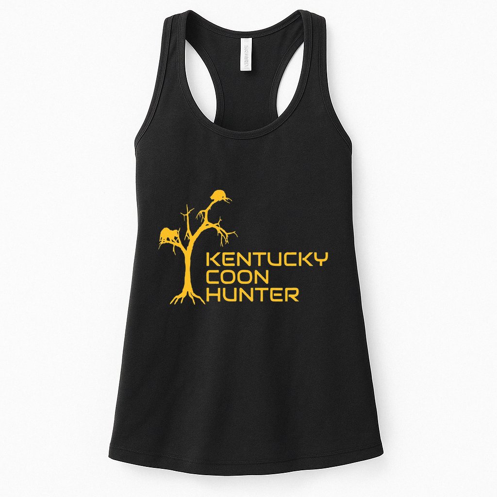 Kentucky Coon Hunter Fun Raccoon Hunting Womens Tank Top