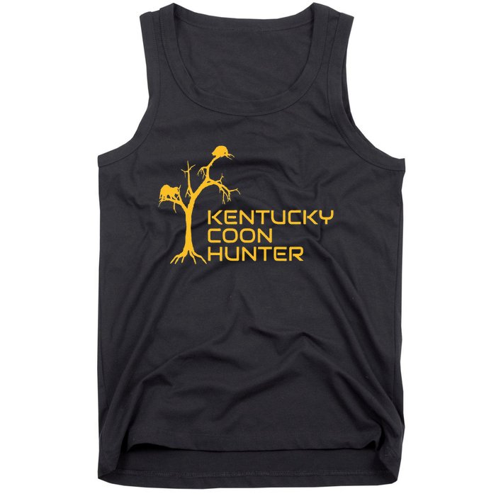 Kentucky Coon Hunter Fun Raccoon Hunting Tank Top