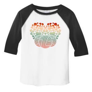 Knit Crocheter Heart Yarn Knitter Crocheting Lover Knitting Gift Toddler Fine Jersey T-Shirt