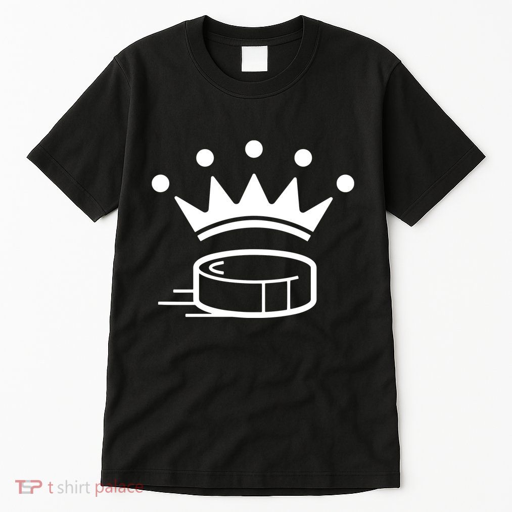 King Crown Hockey Puck Funny For Player Coach Fan Tall T-Shirt