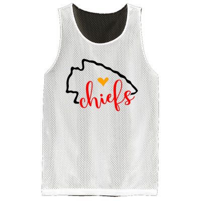 Kansas City Heart Kansas Football Kansas Lover Fan Mesh Reversible Basketball Jersey Tank