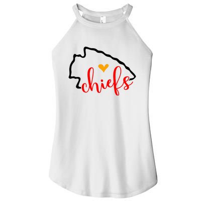 Kansas City Heart Kansas Football Kansas Lover Fan Women’s Perfect Tri Rocker Tank