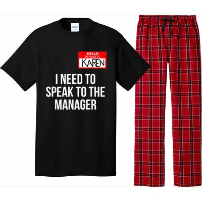 Karen Costume Halloween Can I Speak To The Manager Pajama Set