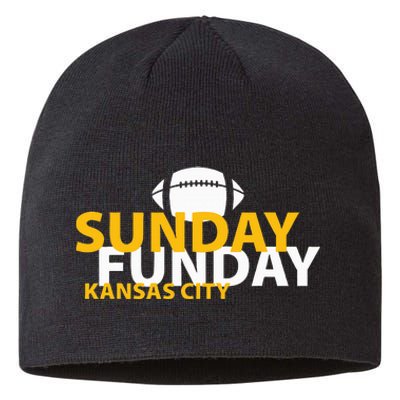 Kansas City Heart Pride Love Gift KC Sunday Funday Sustainable Beanie