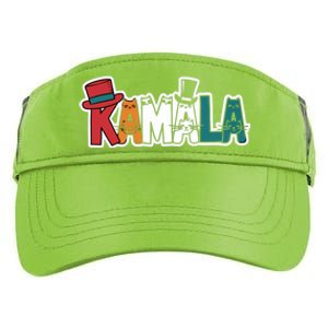 Kamala Cats Hats Fun Personalized Name Gift Adult Drive Performance Visor